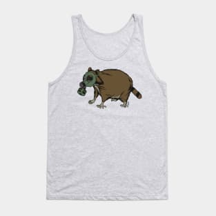 COVID Refugee Raccoon Tank Top